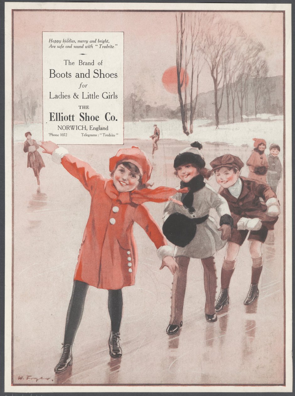 Elliott Shoe Company, ca 1920-tallet av Wilfred Fryer