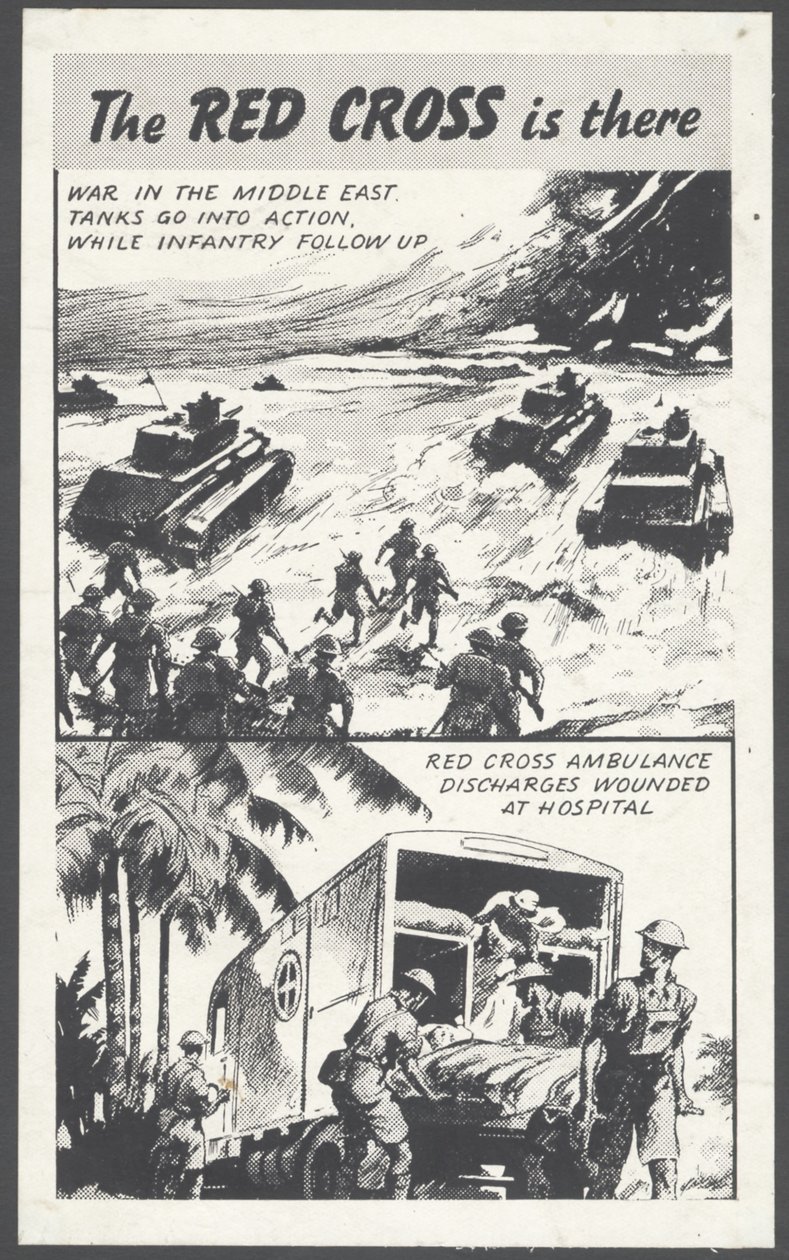 Røde Kors krigstidsannonse, 1940-tallet av Wilfred Fryer