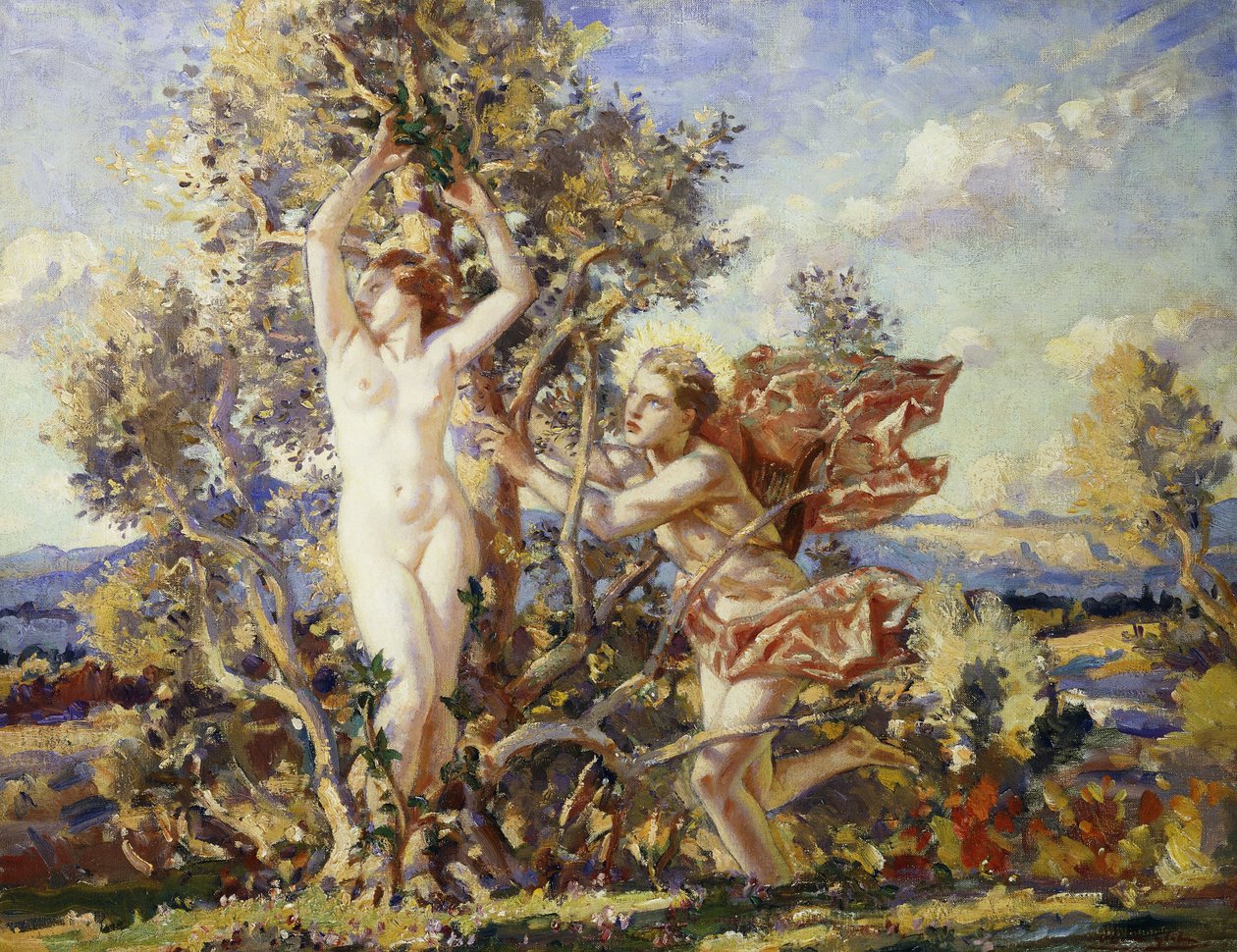 Apollo og Daphne av Wilfred Gabriel de Glehn