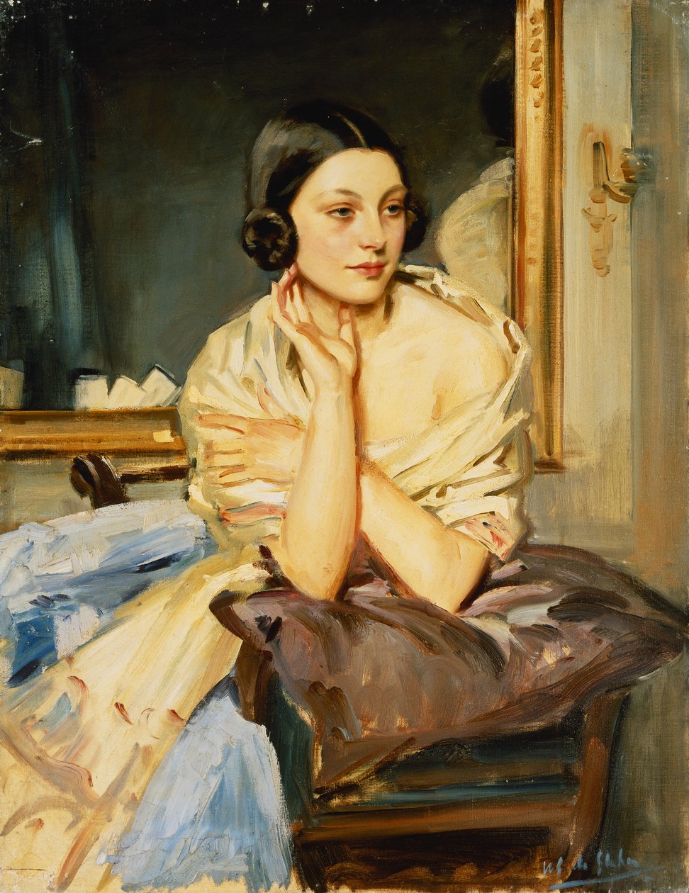 Studie for modellen i "Ungdom" av Wilfred Gabriel de Glehn