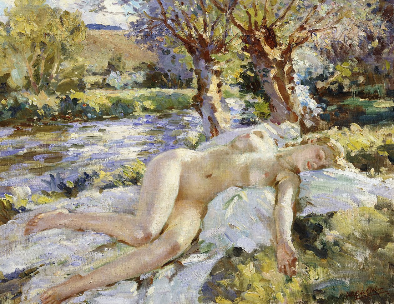Sommer på Avon av Wilfred Gabriel de Glehn