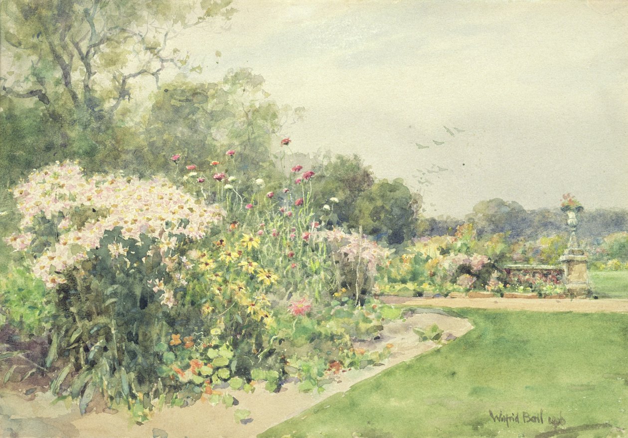 oktober blomster av Wilfrid Williams Ball