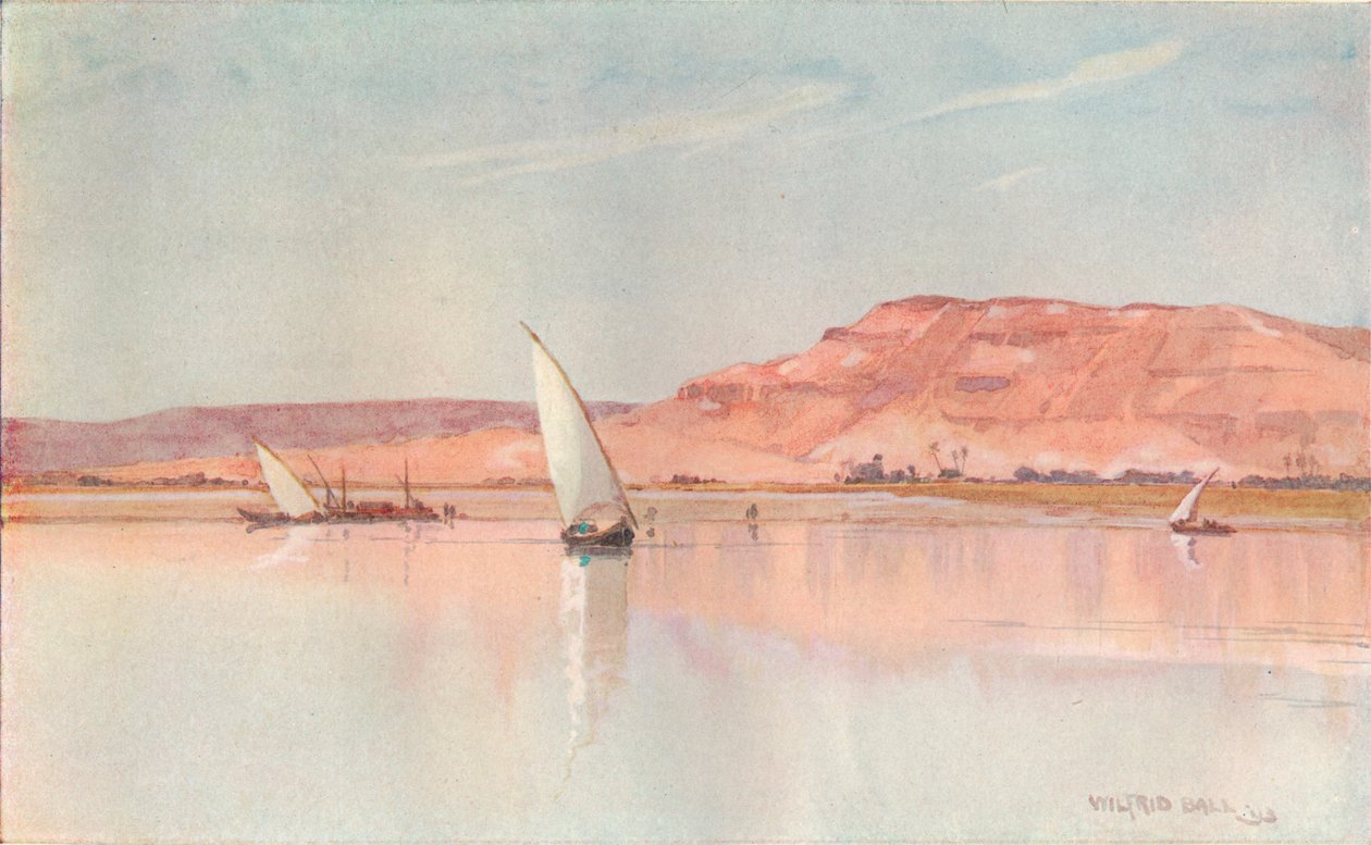 On The Nile, c1900 av Wilfrid Williams Ball
