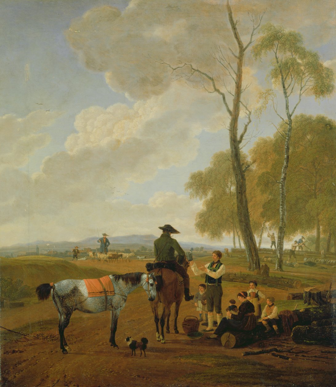A Rest in Woodland, 1800 av Wilhelm Alexander Kobell
