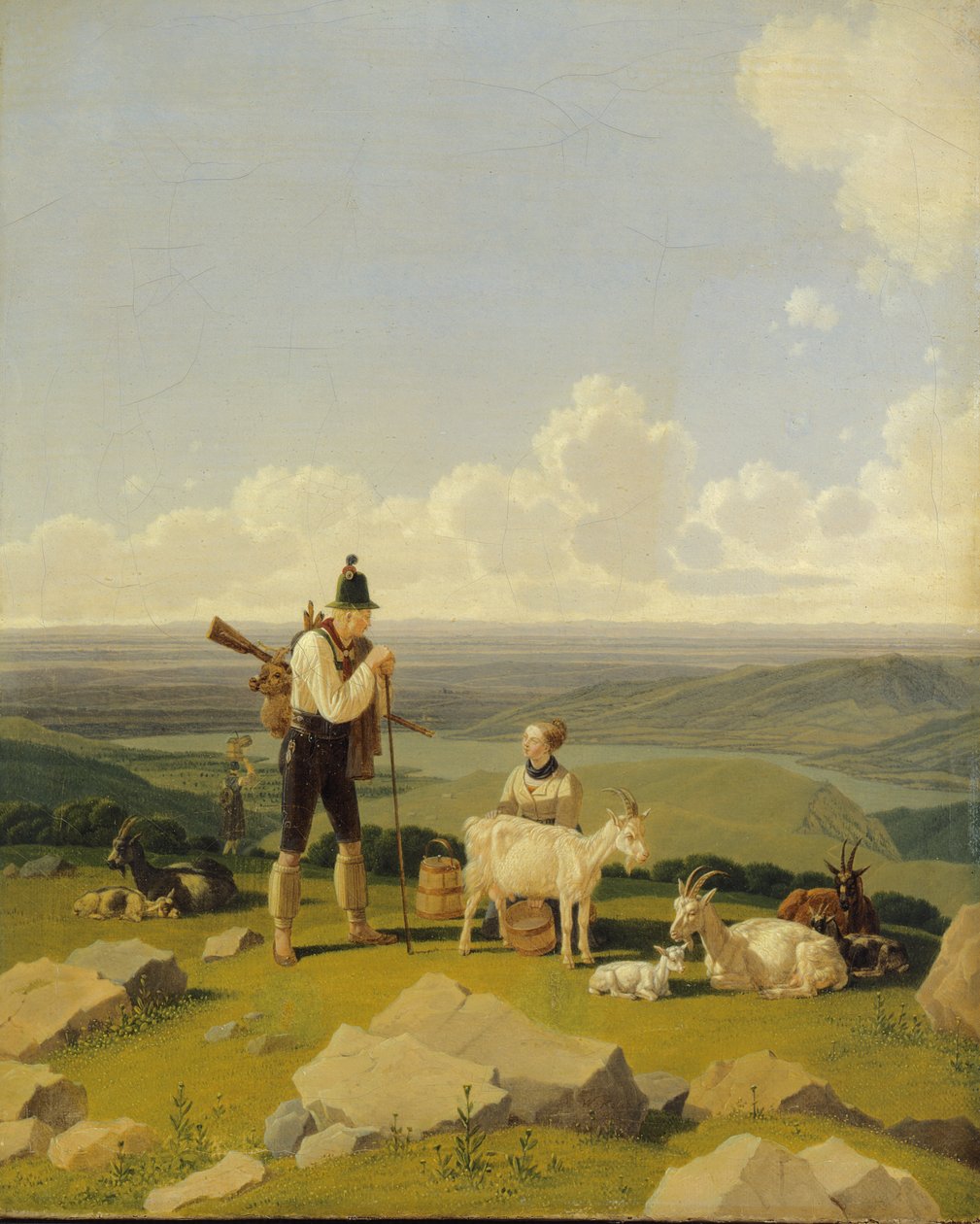 Hjortejegeren, 1826 av Wilhelm Alexander Kobell