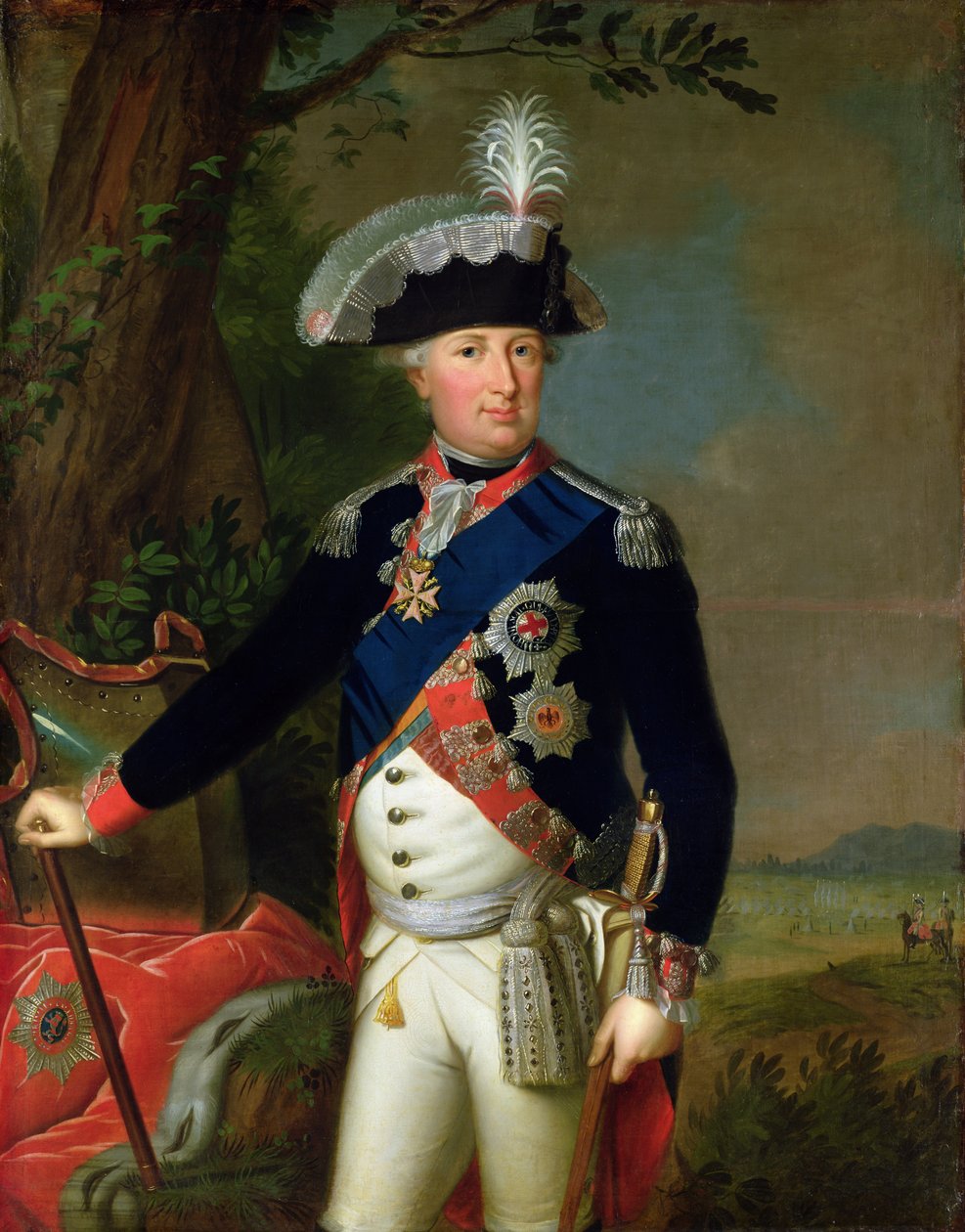 Wilhelm IX (1743-1821) Landgrave of Hessen-Kassel, ca. 1795 av Wilhelm Boettner