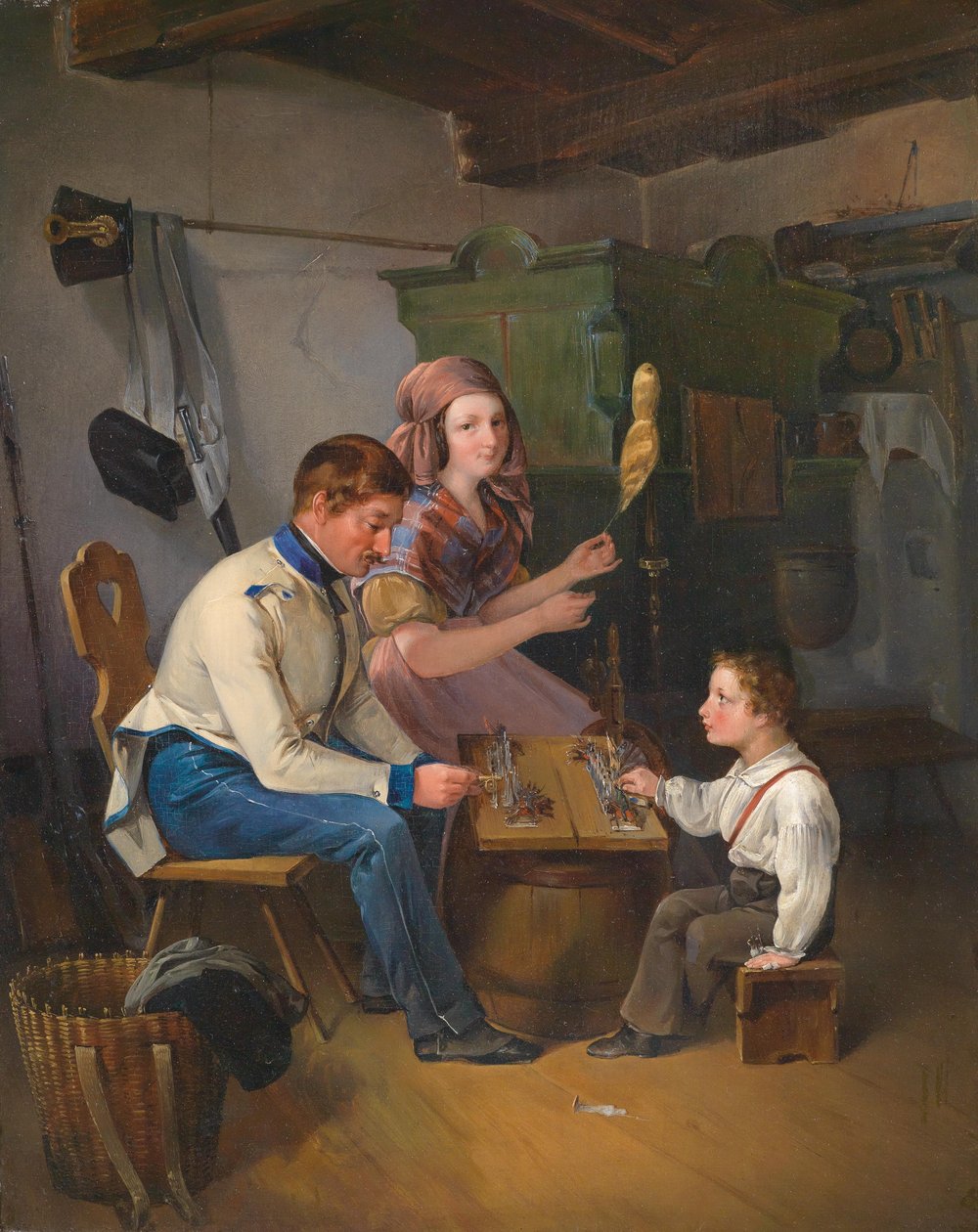 Lek med tinnsoldatene av Wilhelm Richter
