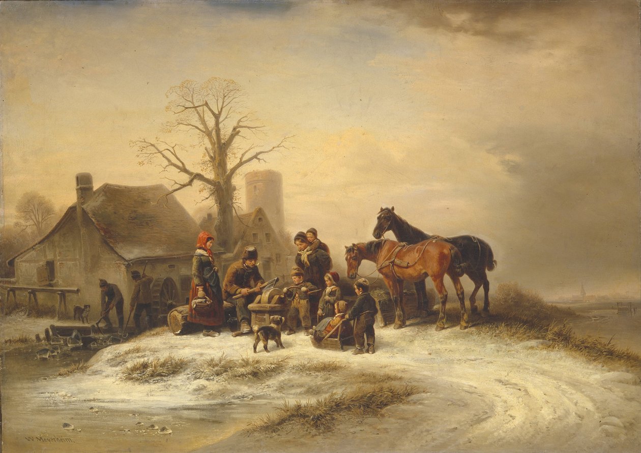 Knifesliperen, før 1862. av Wilhelm Alexander Meyerheim