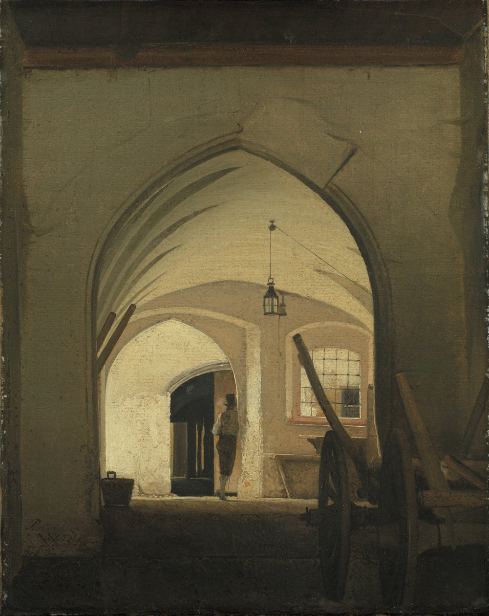 Et Coach House. Partenkirchen av Wilhelm Bendz