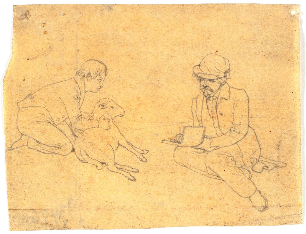 Lammet er tegnet av Wilhelm Bendz