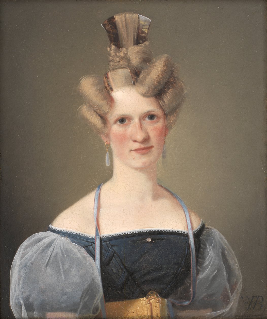 Marie Raffenberg, kunstnerens forlovede av Wilhelm Bendz