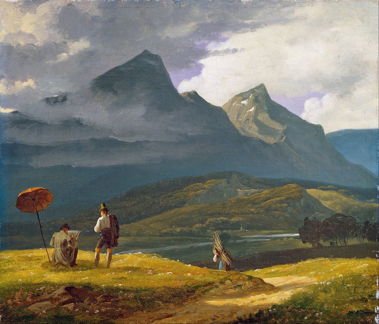 Fjellandskap av Wilhelm Bendz