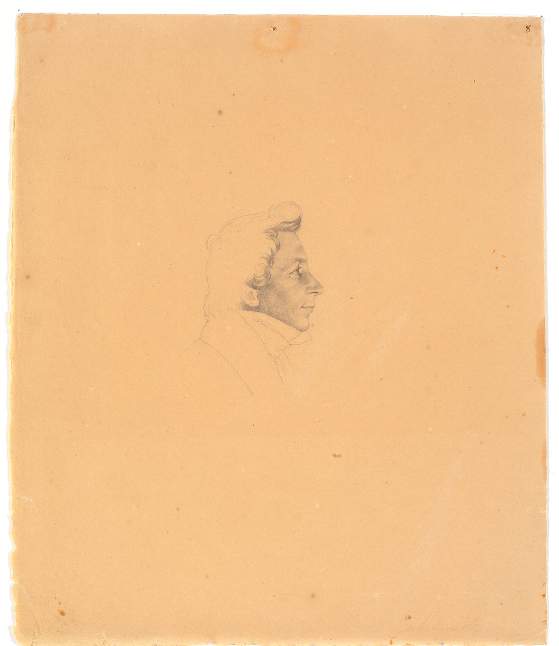 Porträt von Bernhard Stange av Wilhelm Bendz