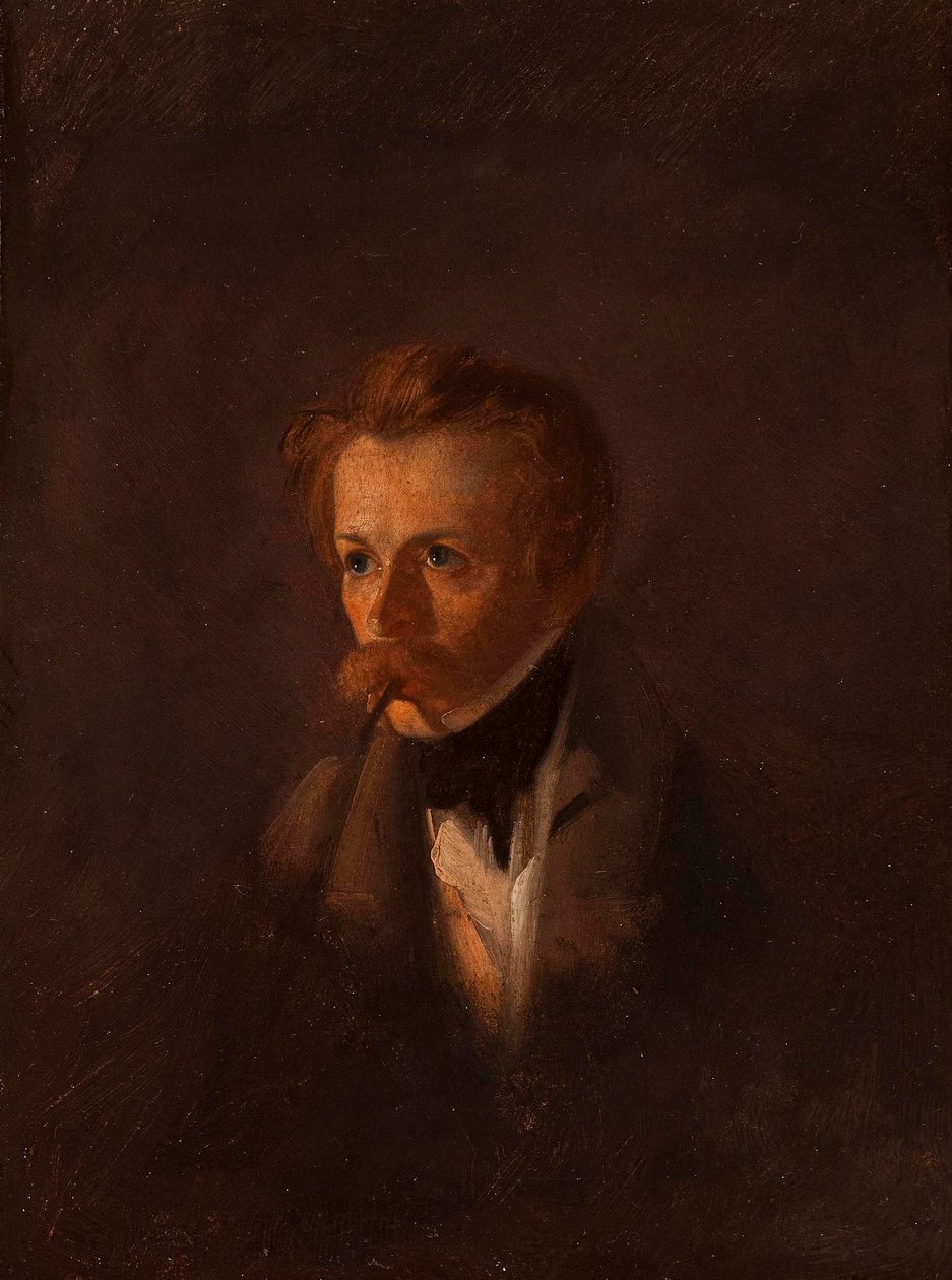 Portrett av Daniel Fohr av Wilhelm Bendz