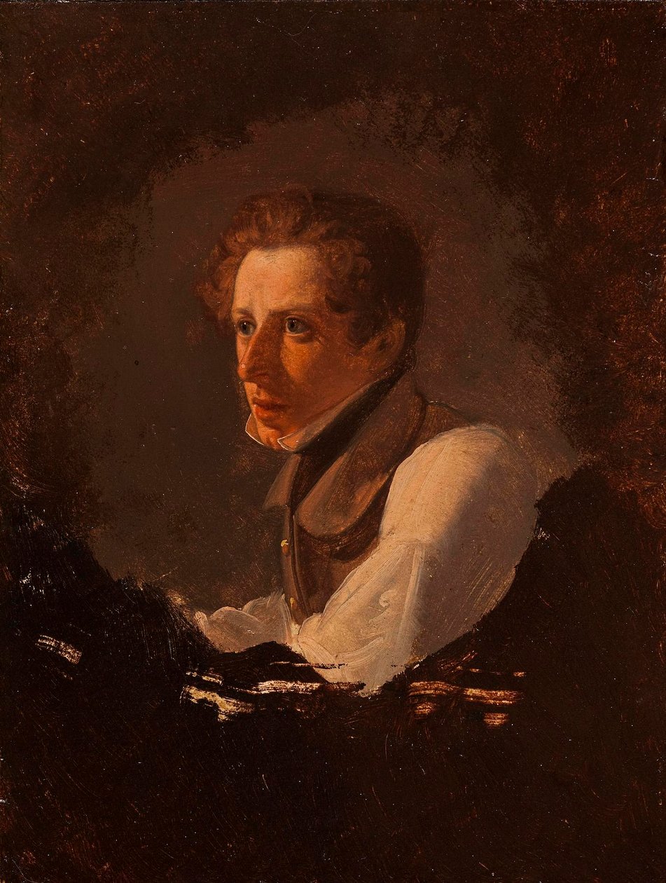 Portrett av Heinrich Marr av Wilhelm Bendz
