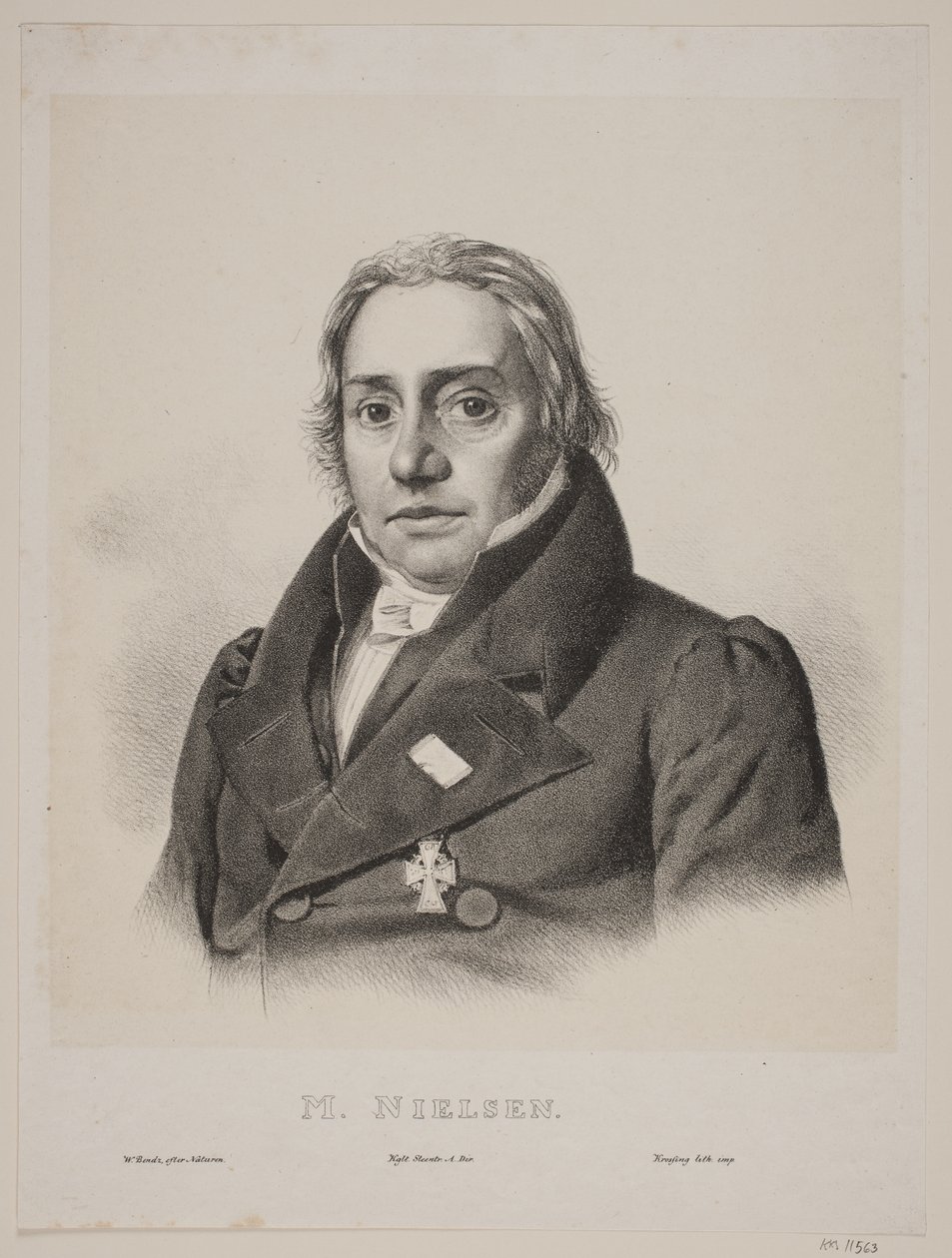 Rektor Michael Nielsen av Wilhelm Bendz