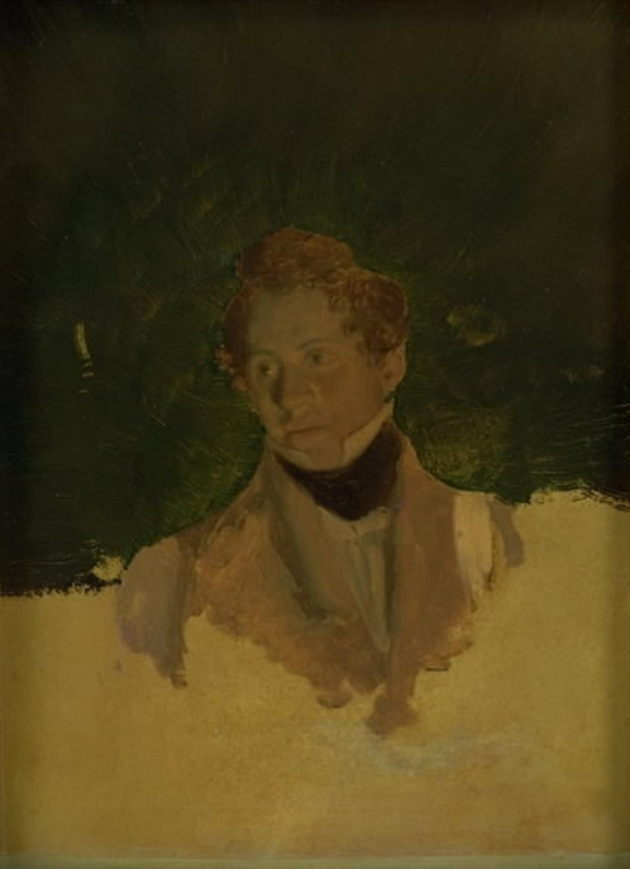 Den tyske maleren Marcus Johann Heaselich av Wilhelm Bendz