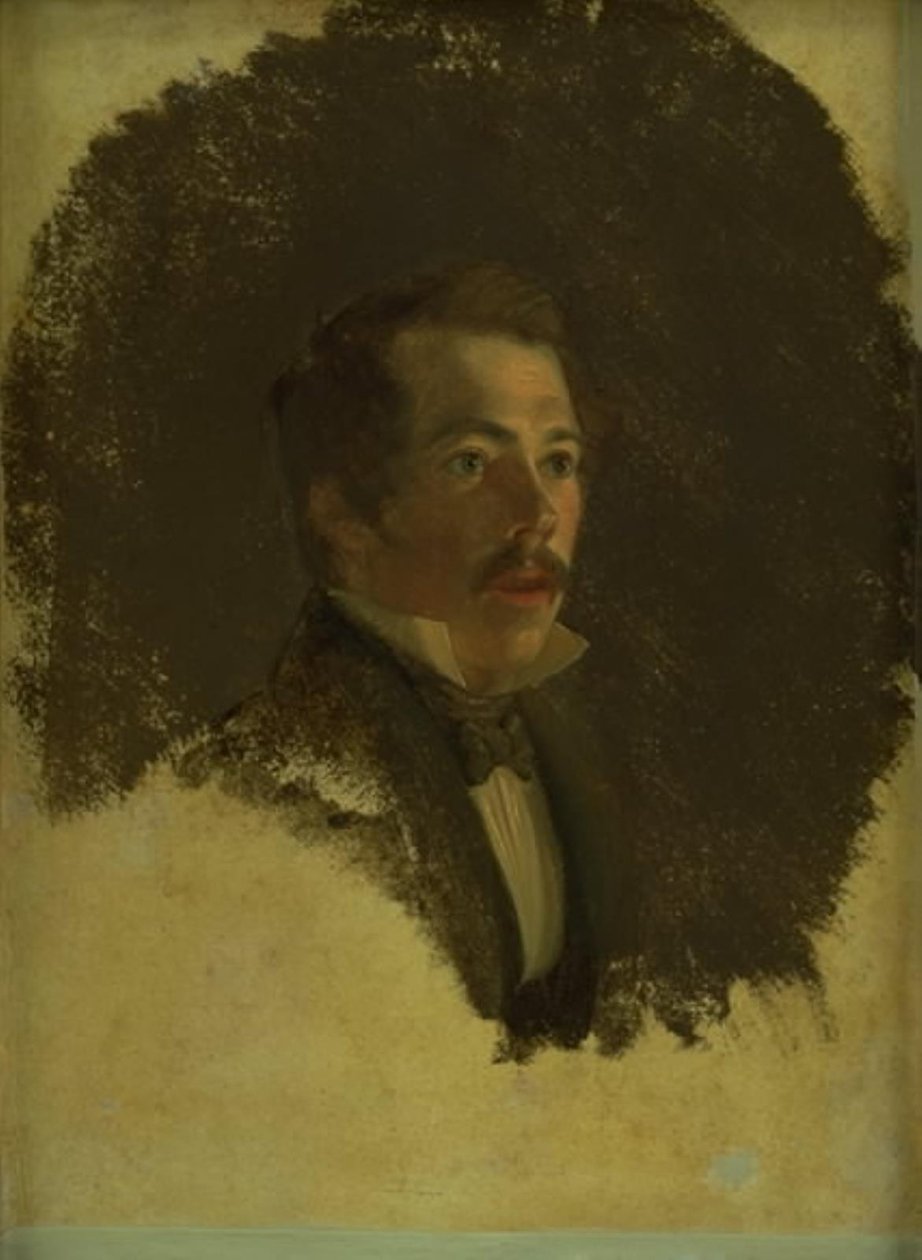 Ukjent ung herremann av Wilhelm Bendz