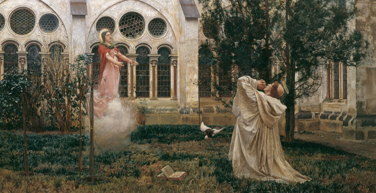 Visjon av Saint Bernard av Wilhelm Bernatzik