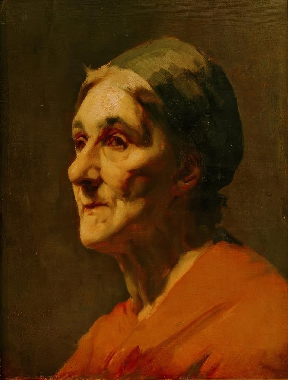 Gammel dame av Wilhelm Busch