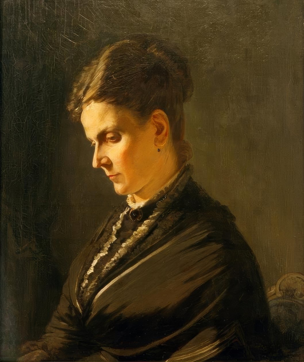 Portrett av Johanna Keßler av Wilhelm Busch