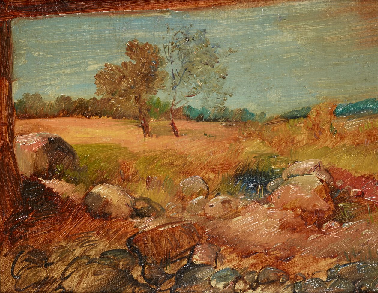 Utsikt fra en låve av Wilhelm Busch