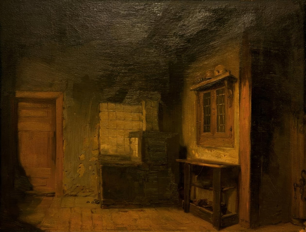 Kjøkken i prestegården i Wiedensahl av Wilhelm Busch
