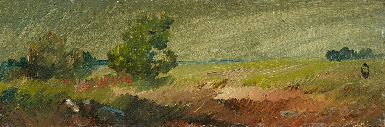 Niedersachsen landskap av Wilhelm Busch