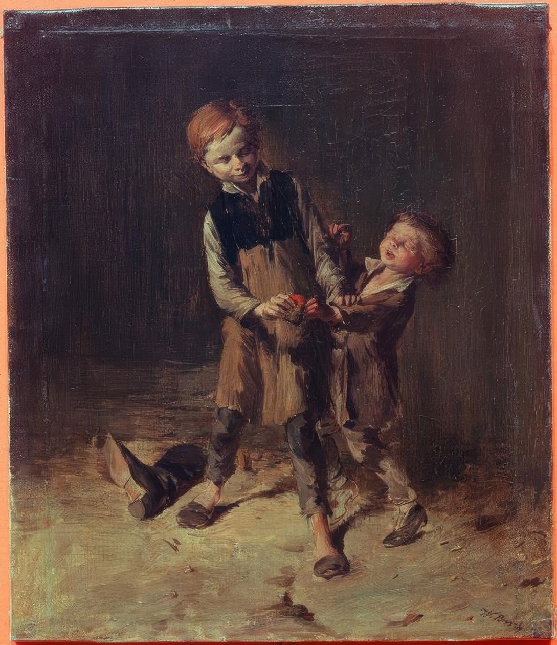 W.Busch, to skomakergutter kjemper .. av Wilhelm Busch