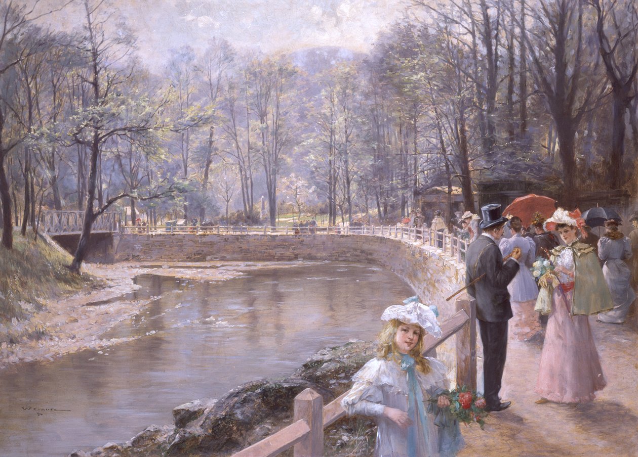 An der Tepl (langs Teplá-elven) av Wilhelm Gause