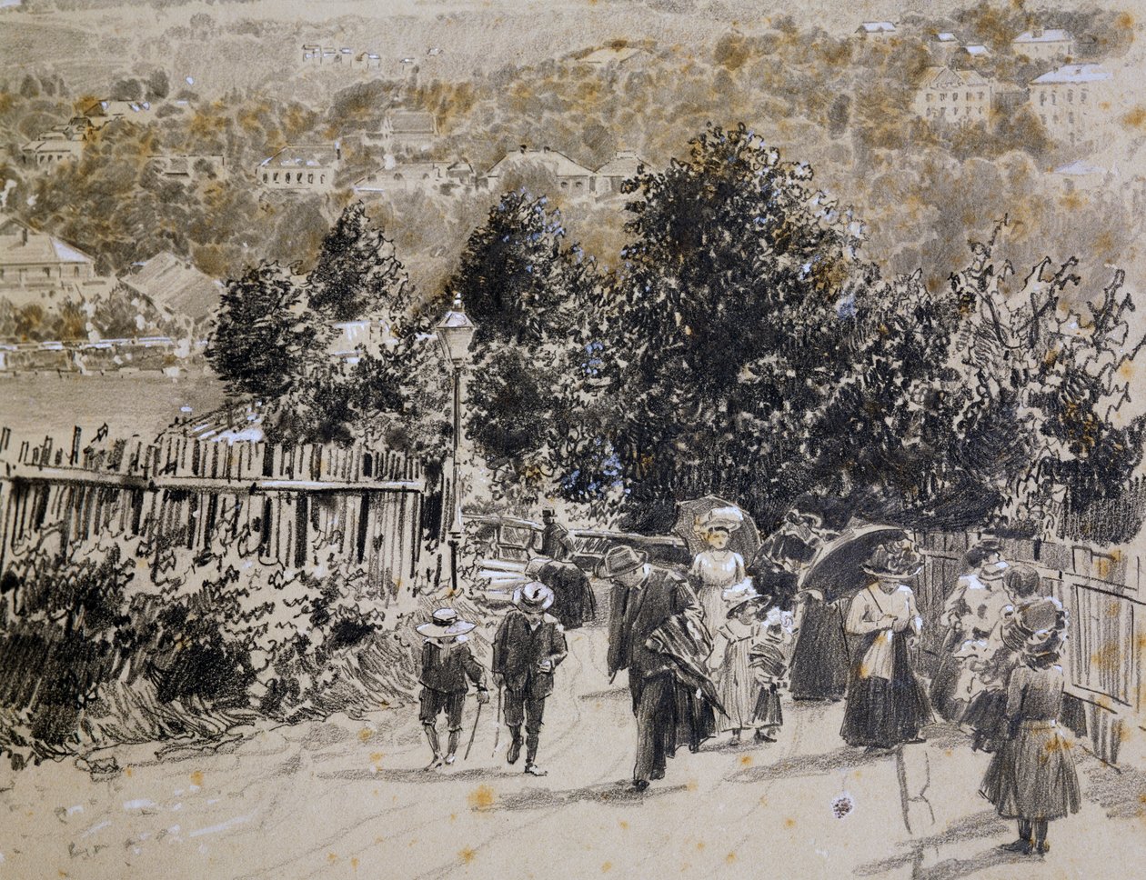 Tur til landsbygda nær Wien av Wilhelm Gause