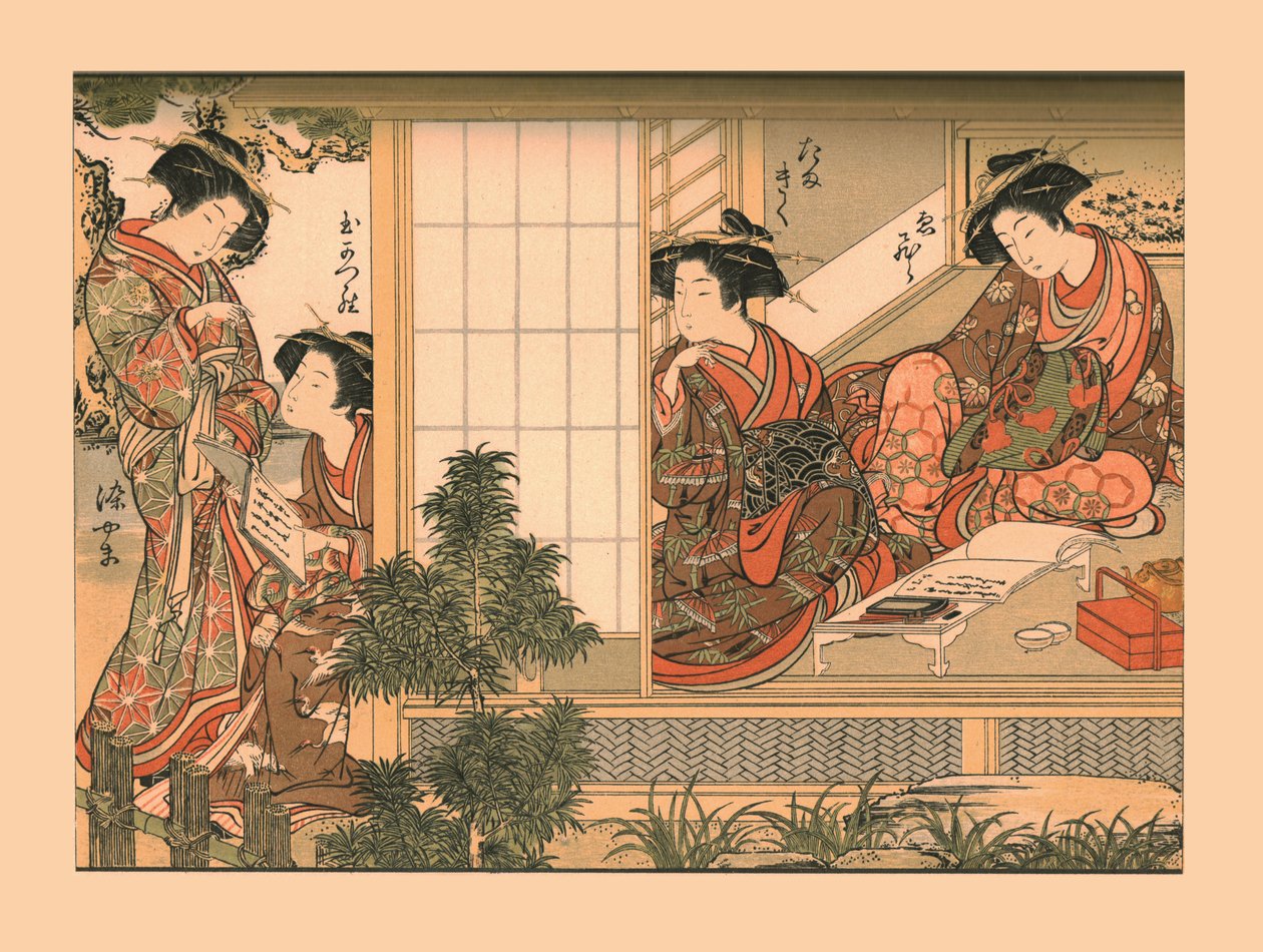 Japanske skjønnheter, 1776, 1886 av Wilhelm Greve
