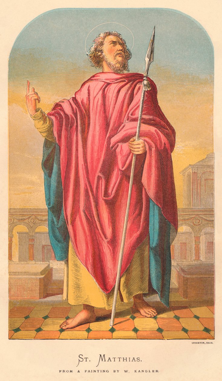 St. Matthias, midten av slutten av 1800-tallet. av Wilhelm Kandler