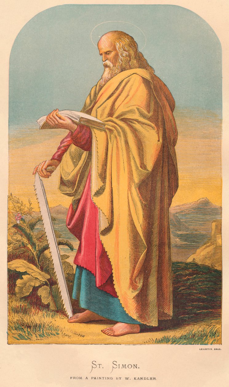 St. Simon, midten av slutten av 1800-tallet. av Wilhelm Kandler