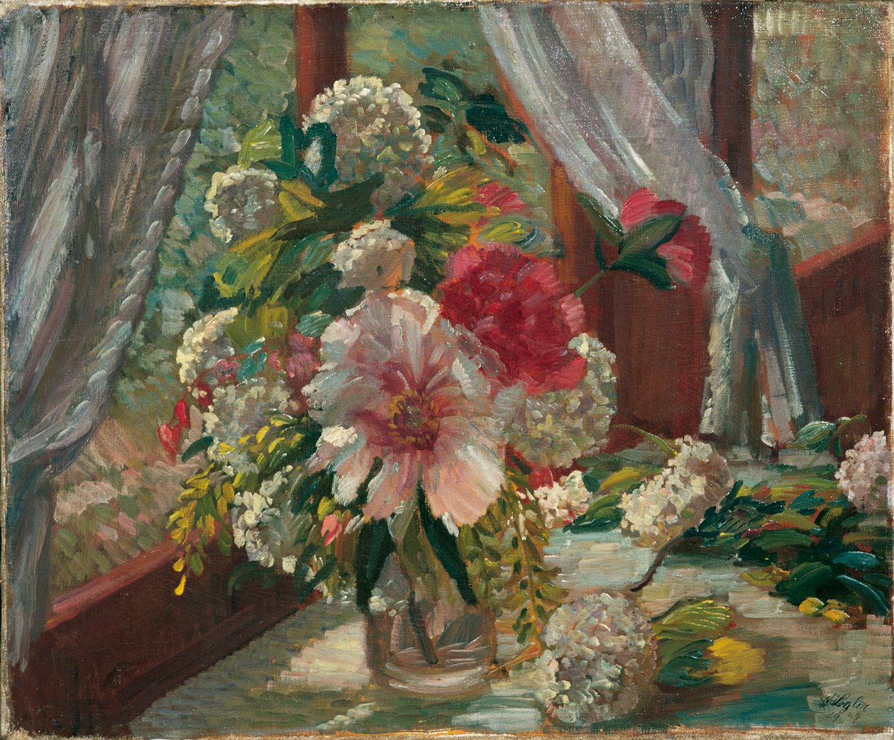 blomst stykke av Wilhelm Legler
