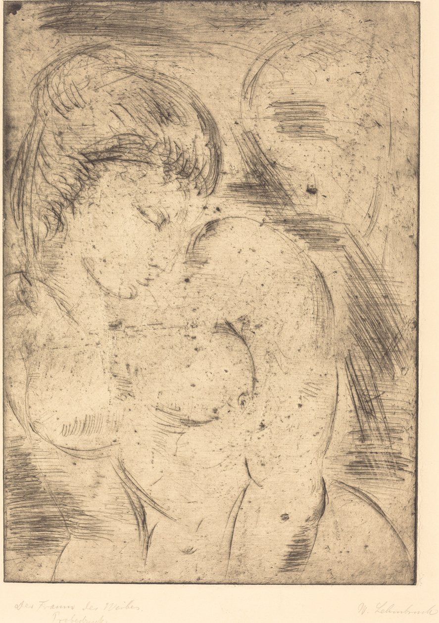 Kvinnens drøm av Wilhelm Lehmbruck