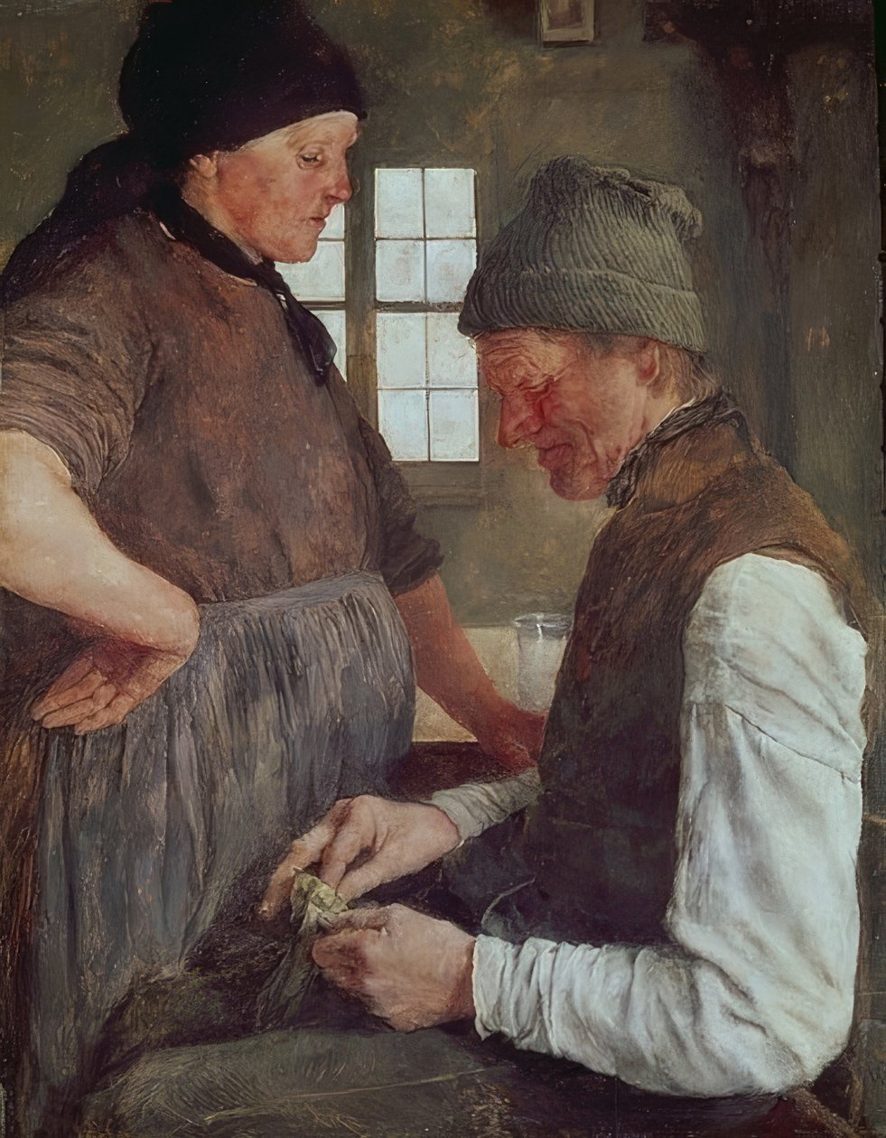 Sparegrisen. 1879 av Wilhelm Maria Hubertus Leibl