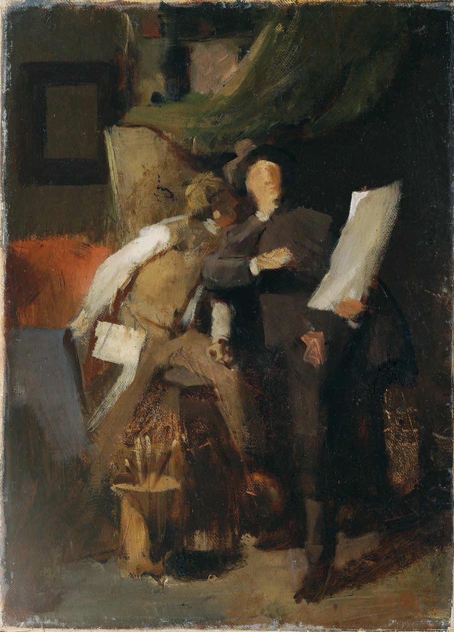 Kritikerne av Wilhelm Maria Hubertus Leibl