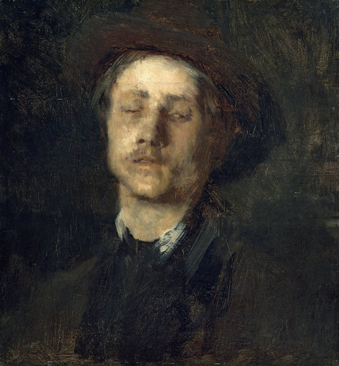 hodet til en blind mann av Wilhelm Maria Hubertus Leibl