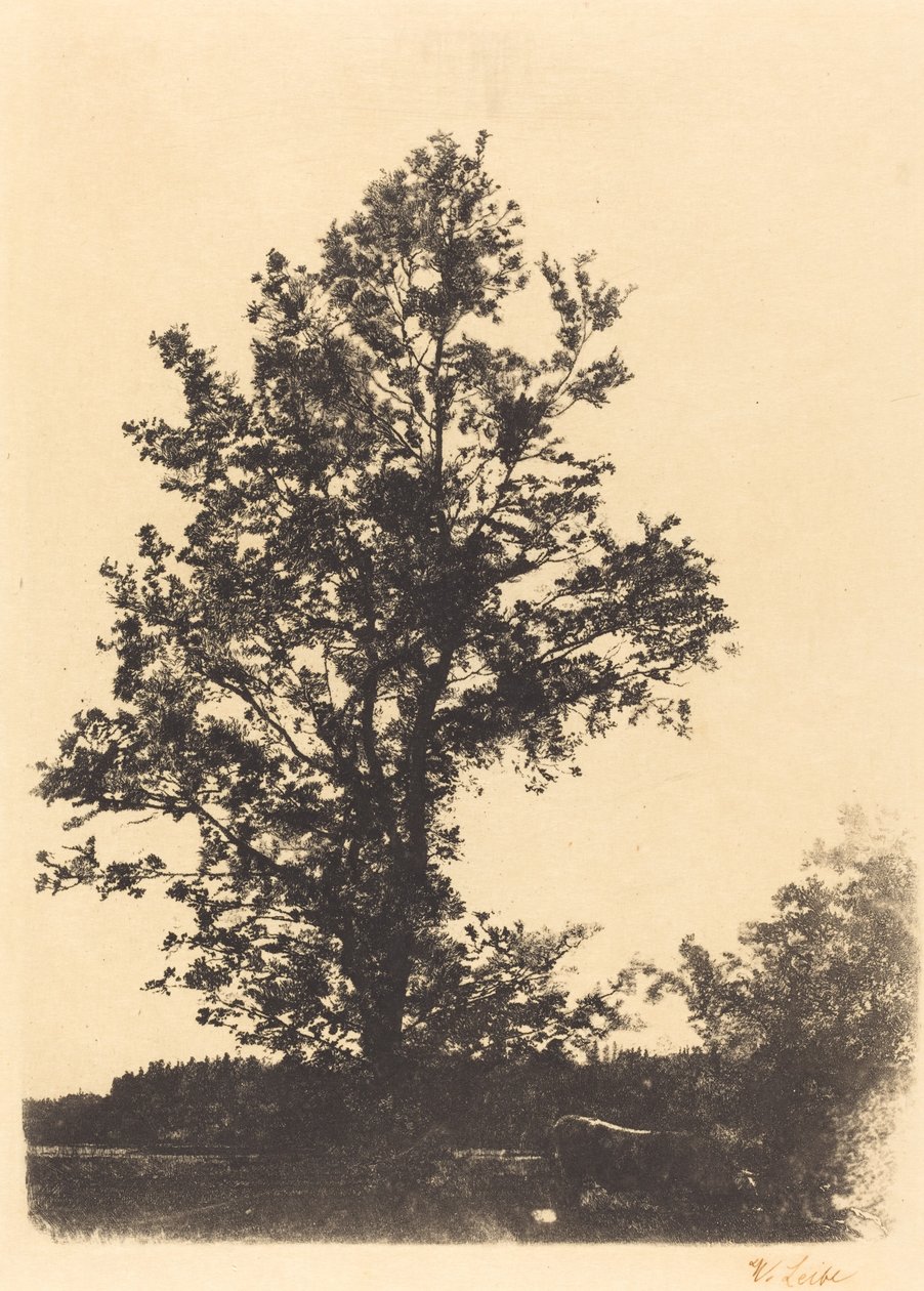 Det store treet av Wilhelm Maria Hubertus Leibl