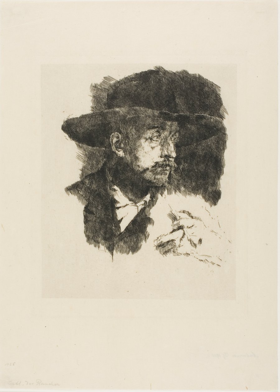 Røykeren av Wilhelm Maria Hubertus Leibl