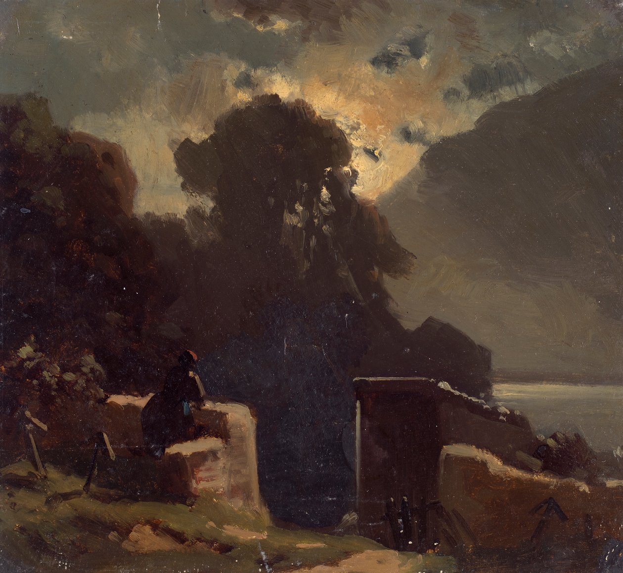 månelandskap av Wilhelm Lichtenheld