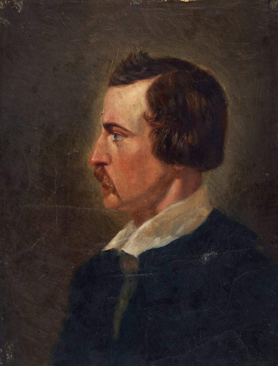 mannsportrett av Wilhelm Lindenschmit der Ältere