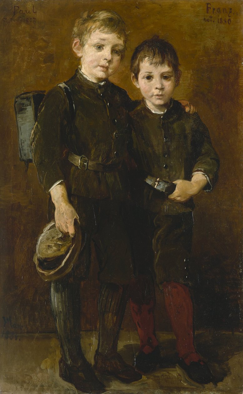 Portrett av kunstnerens sønner av Wilhelm Marc