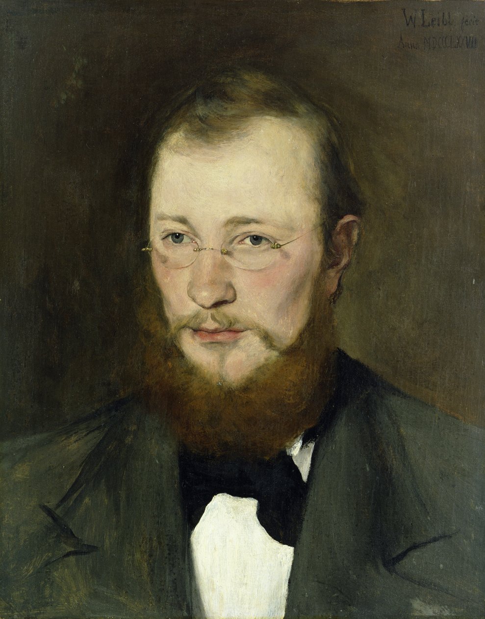 Friedrich Rauert, 1877 (tempera på lerret) av Wilhelm Maria Hubertus Leibl