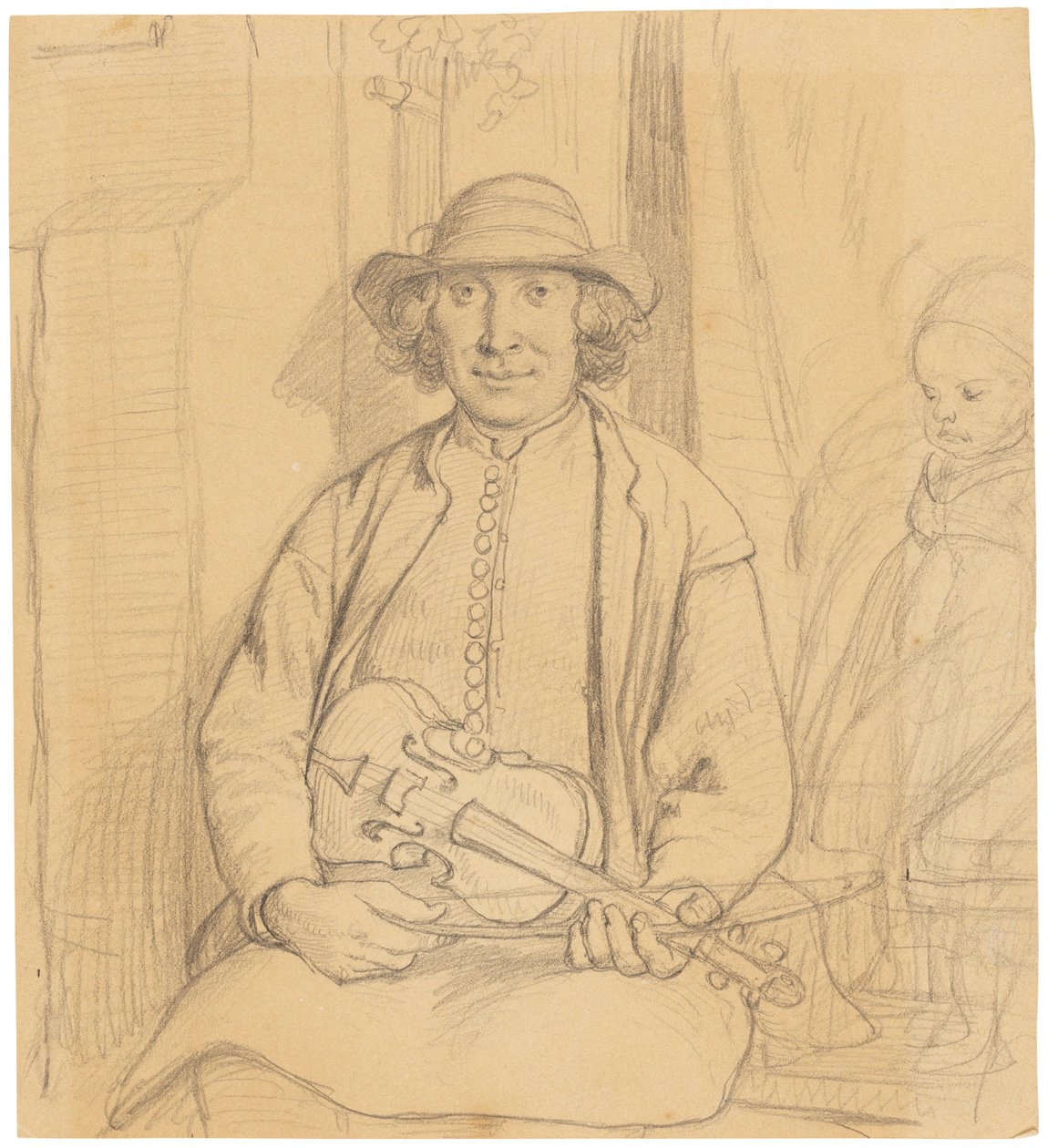 En svensk folkemusiker av Wilhelm Marstrand