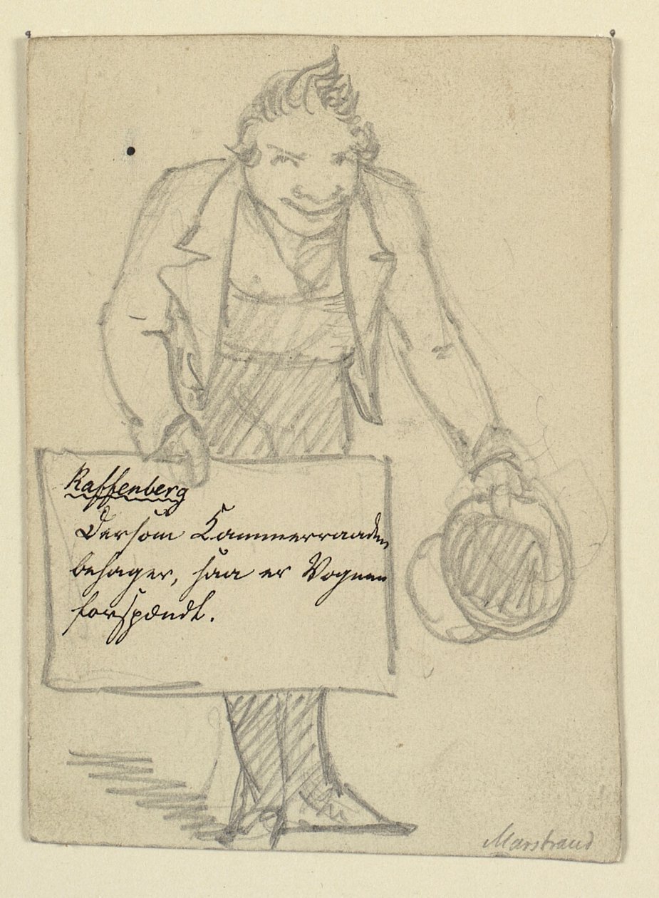 Bue kusk. Invitasjonen (til Raffenberg) av Wilhelm Marstrand