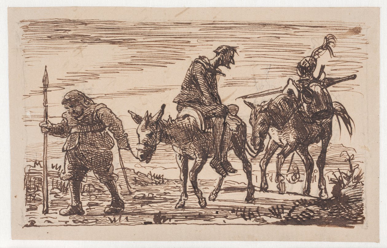 Den gennempryglede Don Quixote føres hjem   1262540   no       norwegian Successfully Translated  Original: Boulevard du Temple, Paris. Lithography watercolour, illustration by E.de la Tramblaiz, in “Album, souvenirs de Paris””, Daziaro editor, Paris Trans av Wilhelm Marstrand