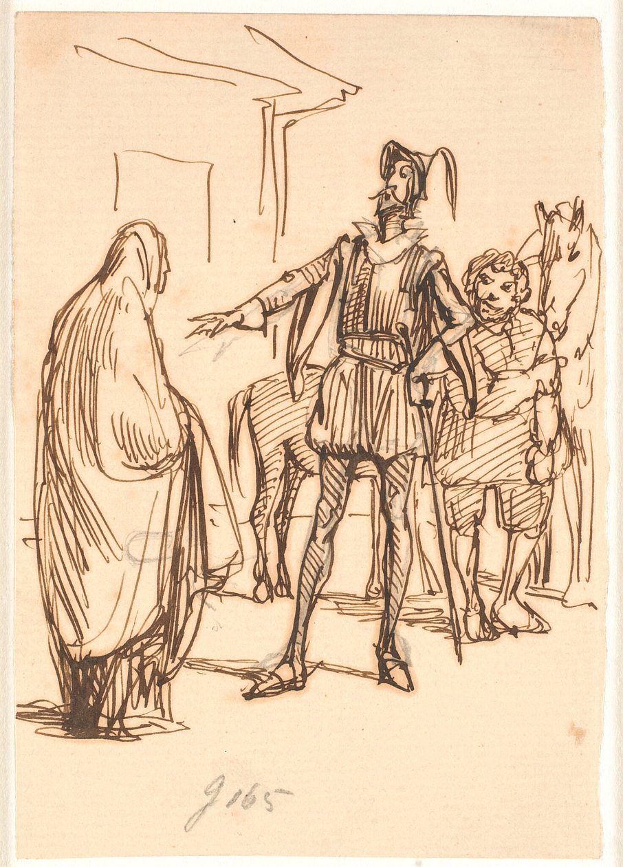 Don Quijote av Donna Rodriguez av Wilhelm Marstrand