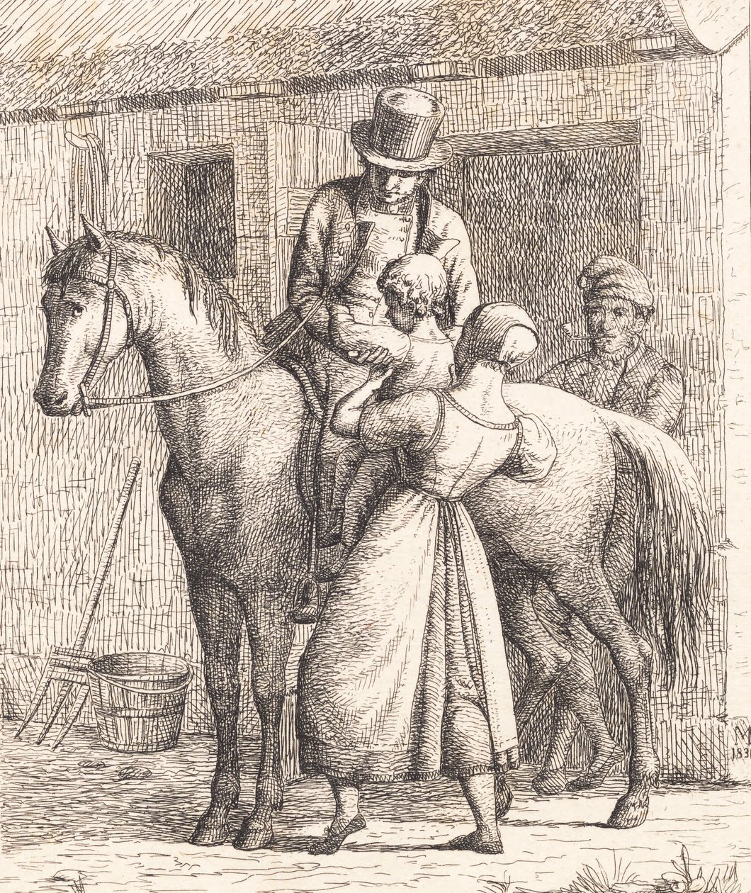 En bondefamilie av Wilhelm Marstrand